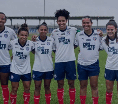 Imagem do post Bahia aplica goleada histórica e quebra recorde no feminino