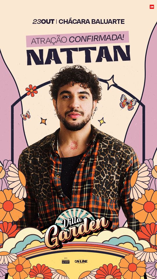 Villa Garden com Nattan promete domingo épico em Salvador