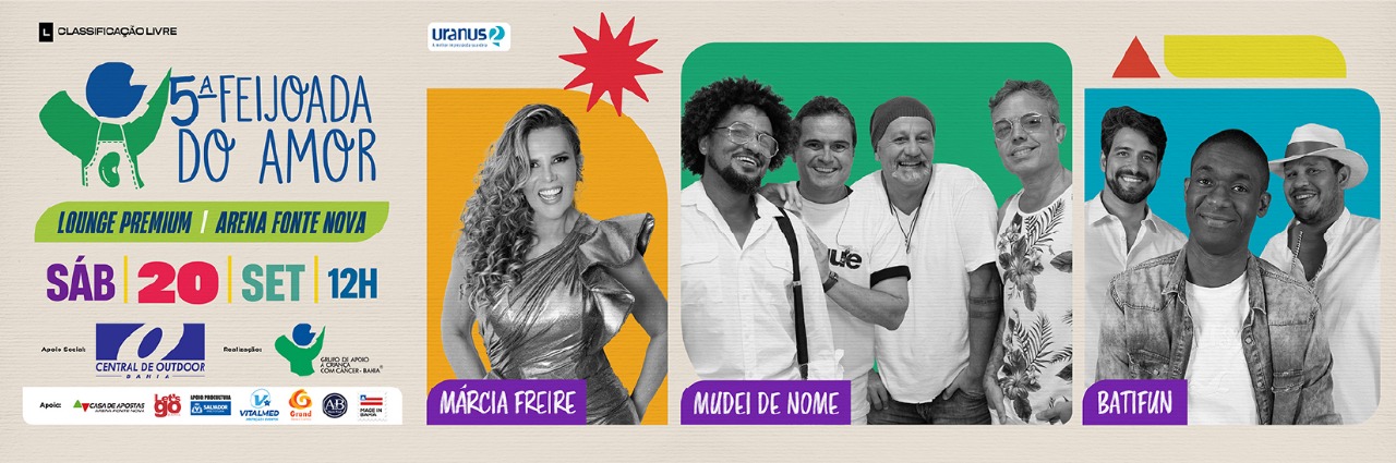 Feijoada do Amor reúne artistas e causa nobre na Arena