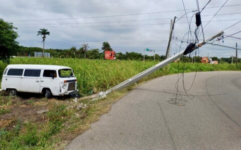 Imagem do post Alerta no trânsito: Crescem as colisões em postes na Bahia