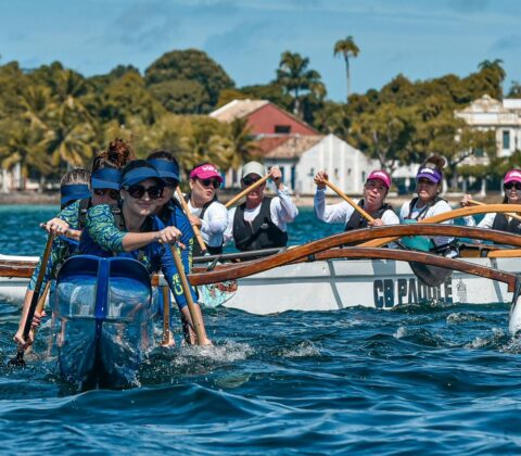 Imagem do post Praia de Inema recebe etapa do Campeonato de Canoa Polinésia