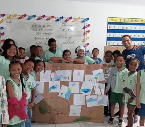 Imagem do post Crianças celebram Dia da Árvore com exposição artística