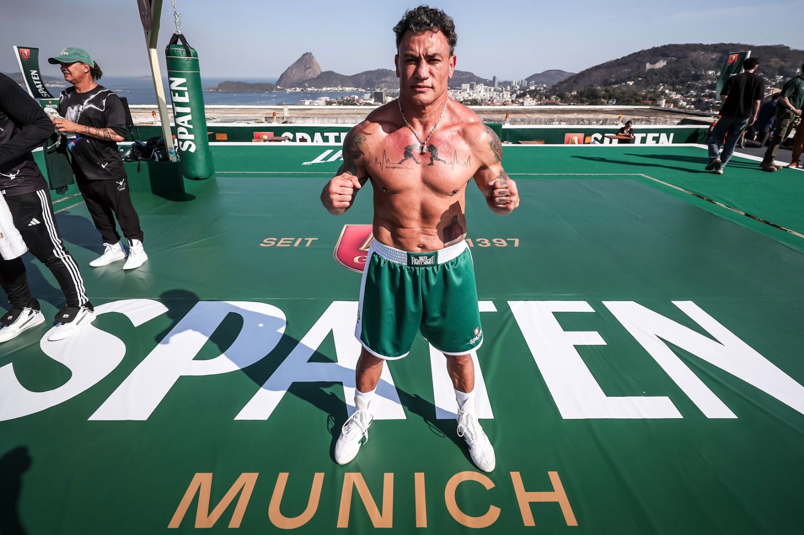 Treino nas alturas: Spaten Fight Night surpreende