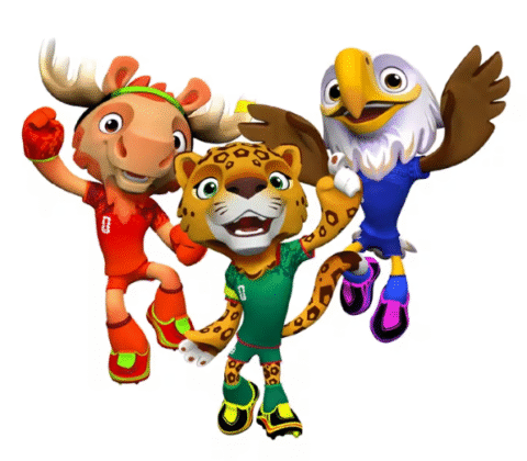 Imagem do post Conheça os mascotes que irão representar a Copa de 2026