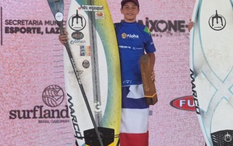 Imagem do post Jovem promessa da Bahia no Stand-Up Paddle voa para o Ceará em busca do título nacional