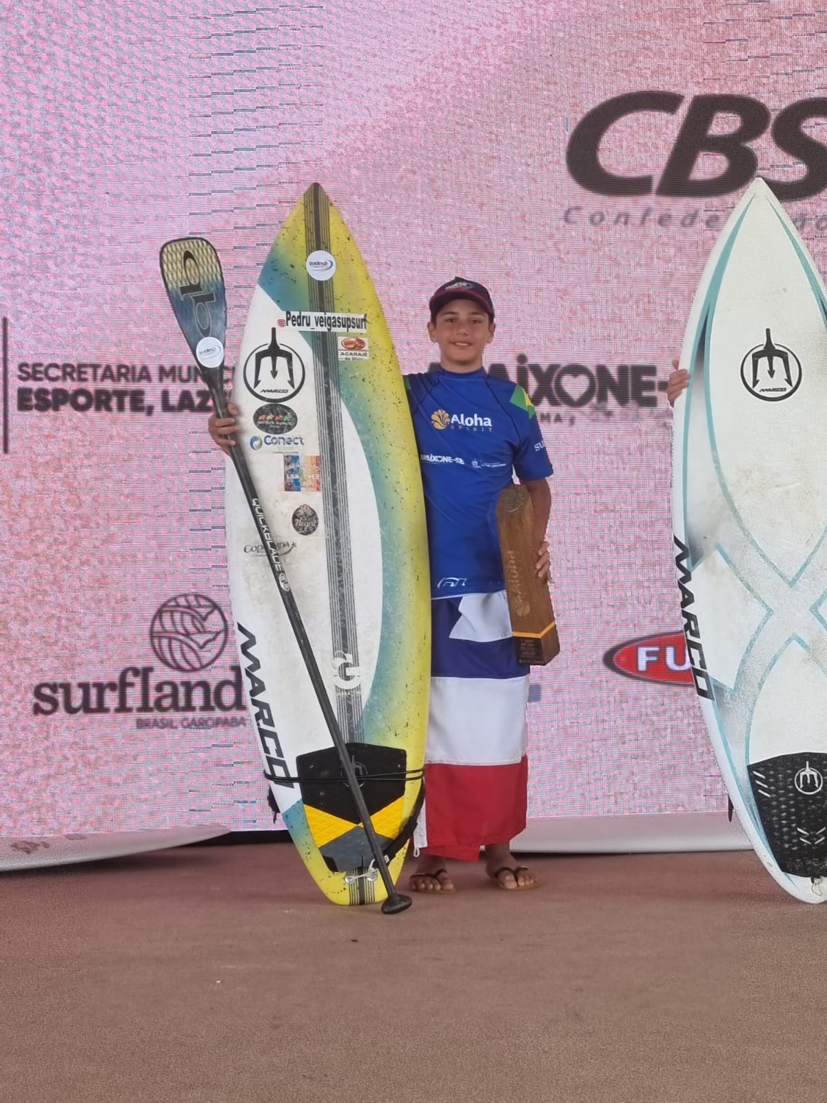 Jovem promessa da Bahia no Stand-Up Paddle voa para o Ceará em busca do título nacional