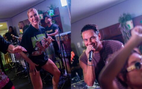 Imagem do post Vídeo: Guig agita aniversário de Lore Improta em Salvador com muito swing