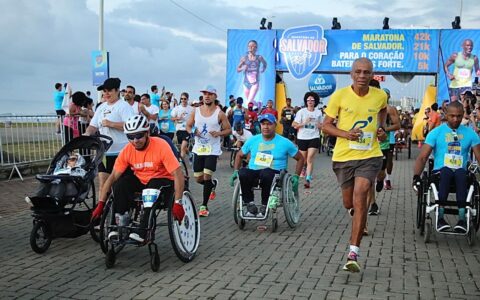 Imagem do post Atletas com deficiência se preparam para Maratona Salvador 2025; prova ocorre no Dia Nacional da Luta das PCDs