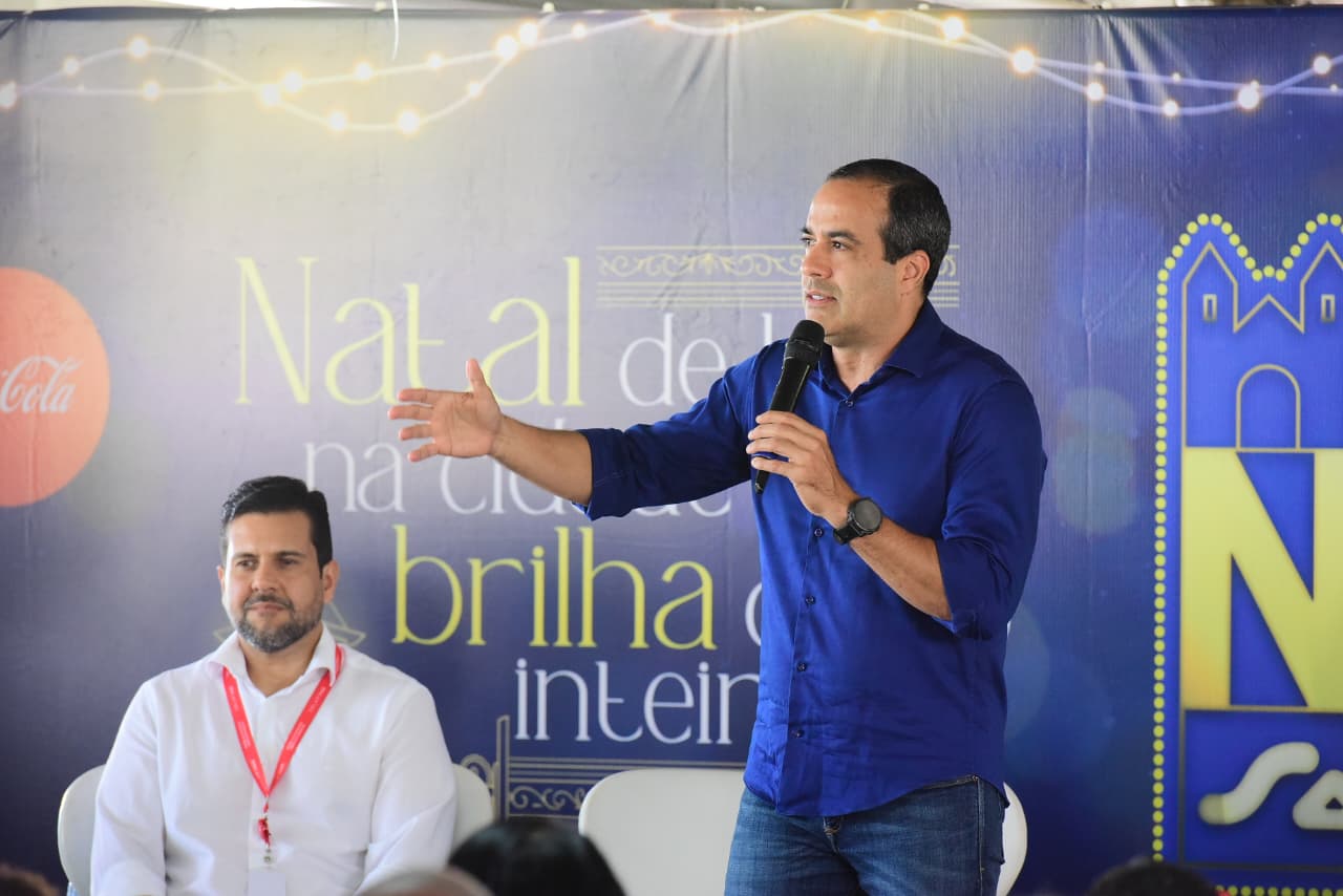 Bruno Reis lança programação do Natal Luz Salvador 2025 e promete maior festejo natalino do Brasil