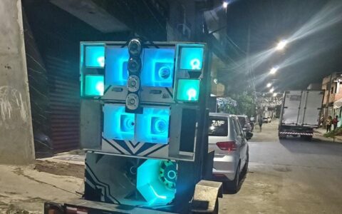 Imagem do post PM apreende equipamento de som tipo paredão em Paripe