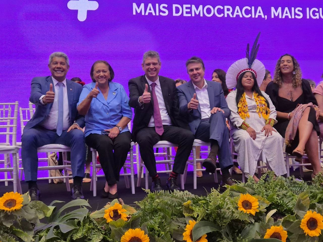 “Temos buscado fortalecer as políticas públicas voltadas para o protagonismo feminino”, destaca Jerônimo Rodrigues