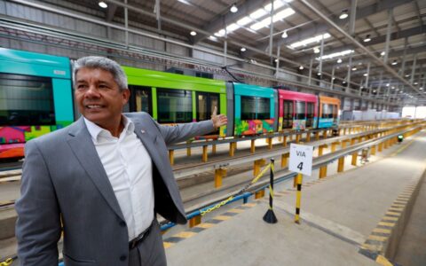 Imagem do post Jerônimo acompanha ajustes nos trens do VLT; saiba quando chegará a Salvador