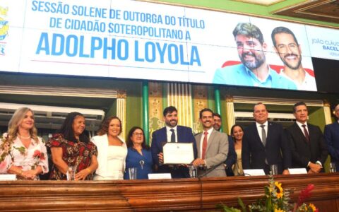 Imagem do post Ivana Bastos elogia Adolpho Loyola em sessão que concedeu título de Cidadão Soteropolitano
