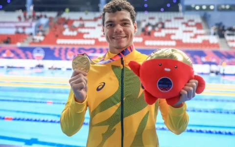 Imagem do post Gabriel Bandeira bate recorde e Carol Santiago conquista ouro