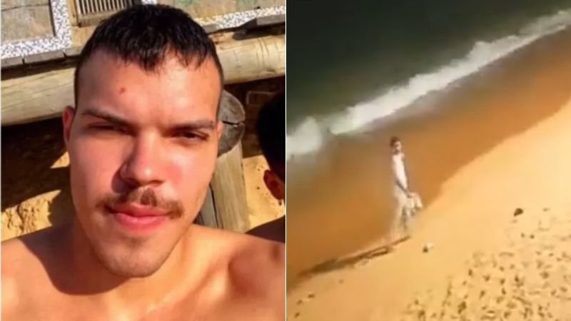 Jovem que desapereceu na praia da Boa Viagem é encontrado morto em Vera Cruz