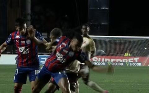 Imagem do post VAR vê movimento adicional de Jean Lucas durante lance de expulsão; assista análise