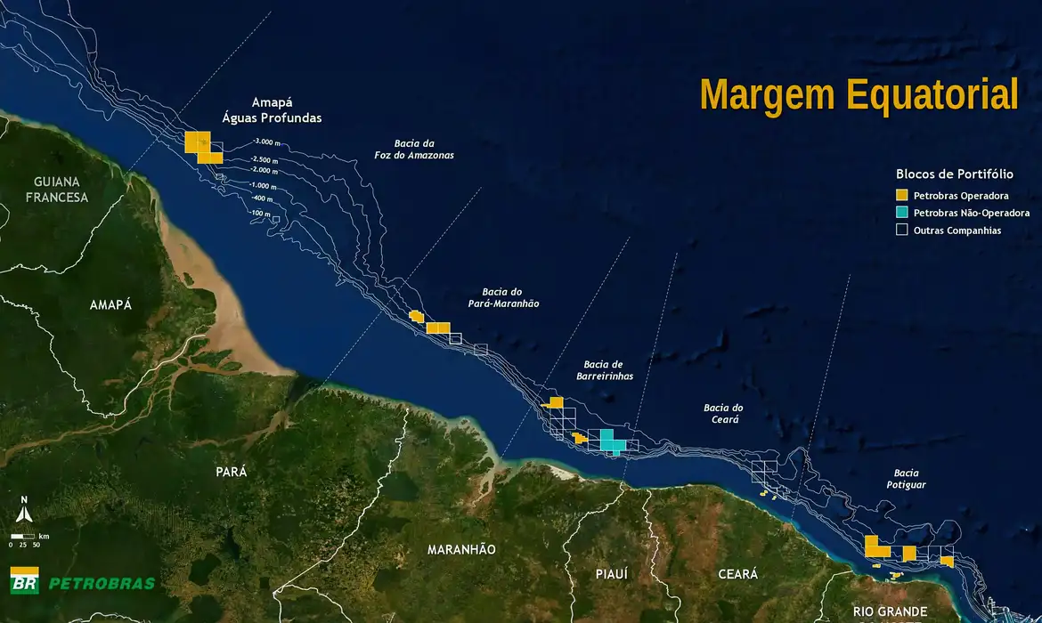 Margem Equatorial: Petrobras avança após aprovação ambiental do Ibama