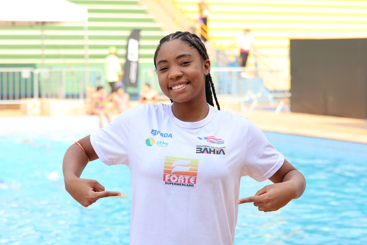 Bahia nos Jogos da Juventude 2025: nadadora Paula Silva encerra ciclo e sonha com carreira profissional