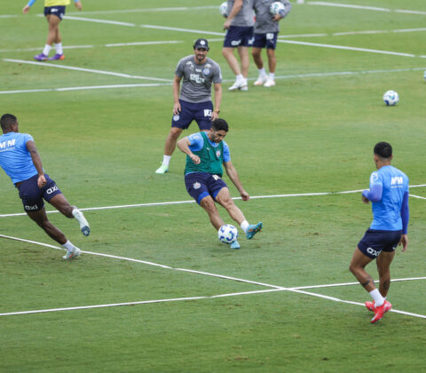 Imagem do post Juba treina normalmente e Bahia finaliza preparação para enfrentar o Internacional
