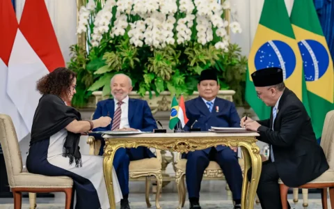 Imagem do post Brasil e Indonésia assinam comunicado e citam potencial de parcerias