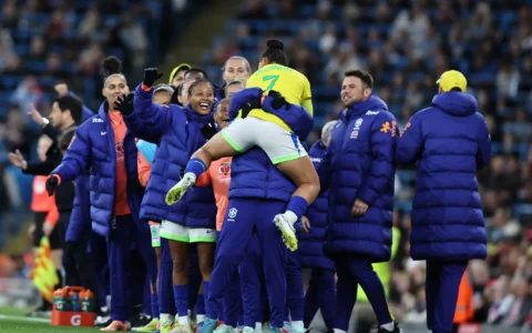 Imagem do post Com uma a menos, Seleção Brasileira Feminina vence a Inglaterra em Manchester
