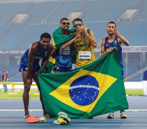Imagem do post Brasil lidera o quadro de medalhas no Mundial Paralímpico 2025