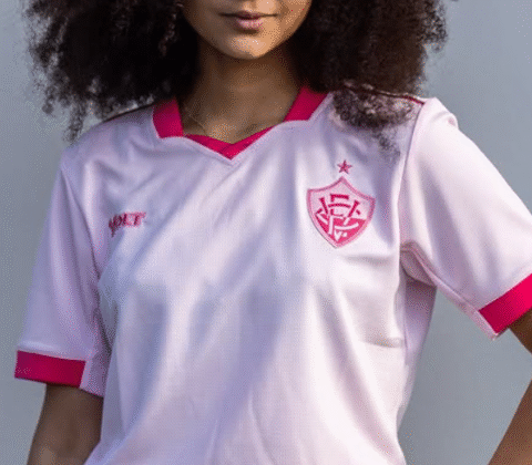 Imagem do post Vitória lança camisa Outubro Rosa e promove ações de conscientização no Barradão