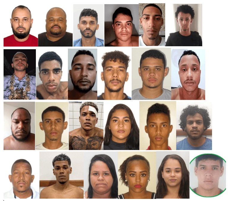 Caçada na Bahia: Fotos e nomes de 24 foragidos são divulgados