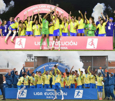 Imagem do post Brasil vence a Argentina em finais Sub-15 no masculino e feminino