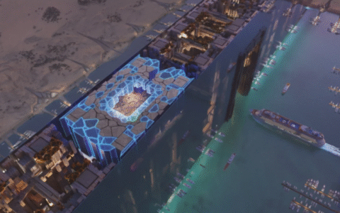 Imagem do post Arábia Saudita revela estádio que desafia a gravidade