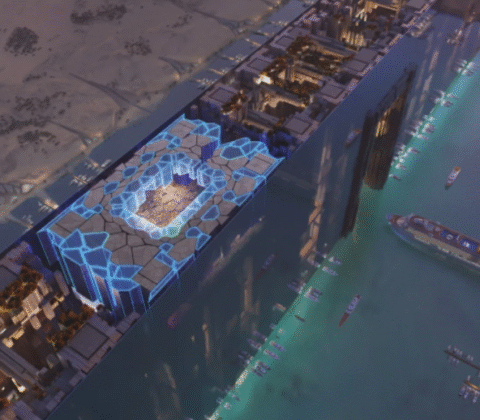 Imagem do post Arábia Saudita revela estádio que desafia a gravidade