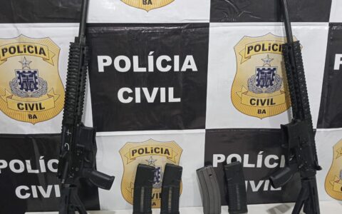 Imagem do post Homem é preso com dois fuzis na Bahia: ação rápida evita tragédia