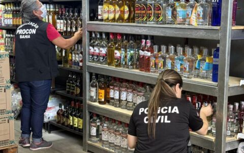 Imagem do post Mais de 650 bebidas irregulares foram apreendidas em Salvador