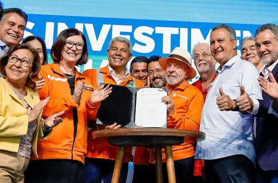 Governo da Bahia e Petrobras assinam acordo para implantar canteiro de obras da Ponte Salvador-Itaparica no Estaleiro São Roque