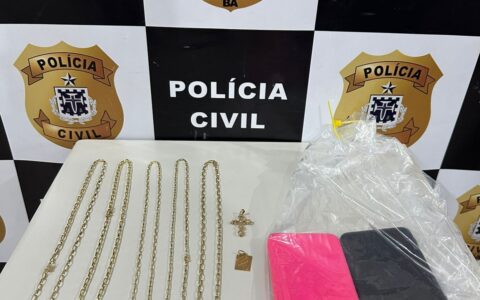 Imagem do post Casal é preso após furto de joias em Vitória da Conquista
