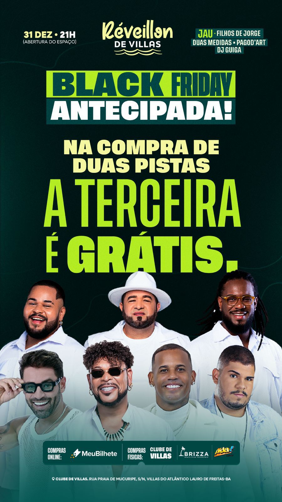 Réveillon de Villas realiza Black Friday antecipada neste fim de semana