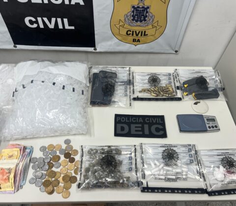 Imagem do post Homem é preso em flagrante por tráfico de drogas e porte ilegal de acessório e munição de uso restrito no Garcia