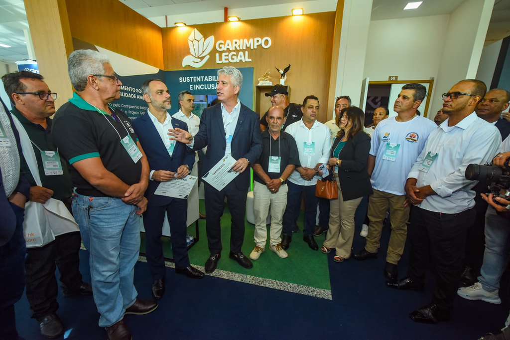 Garimpo Legal: CBPM e Setre entregam certificados a garimpeiros na EXPOSIBRAM 2025