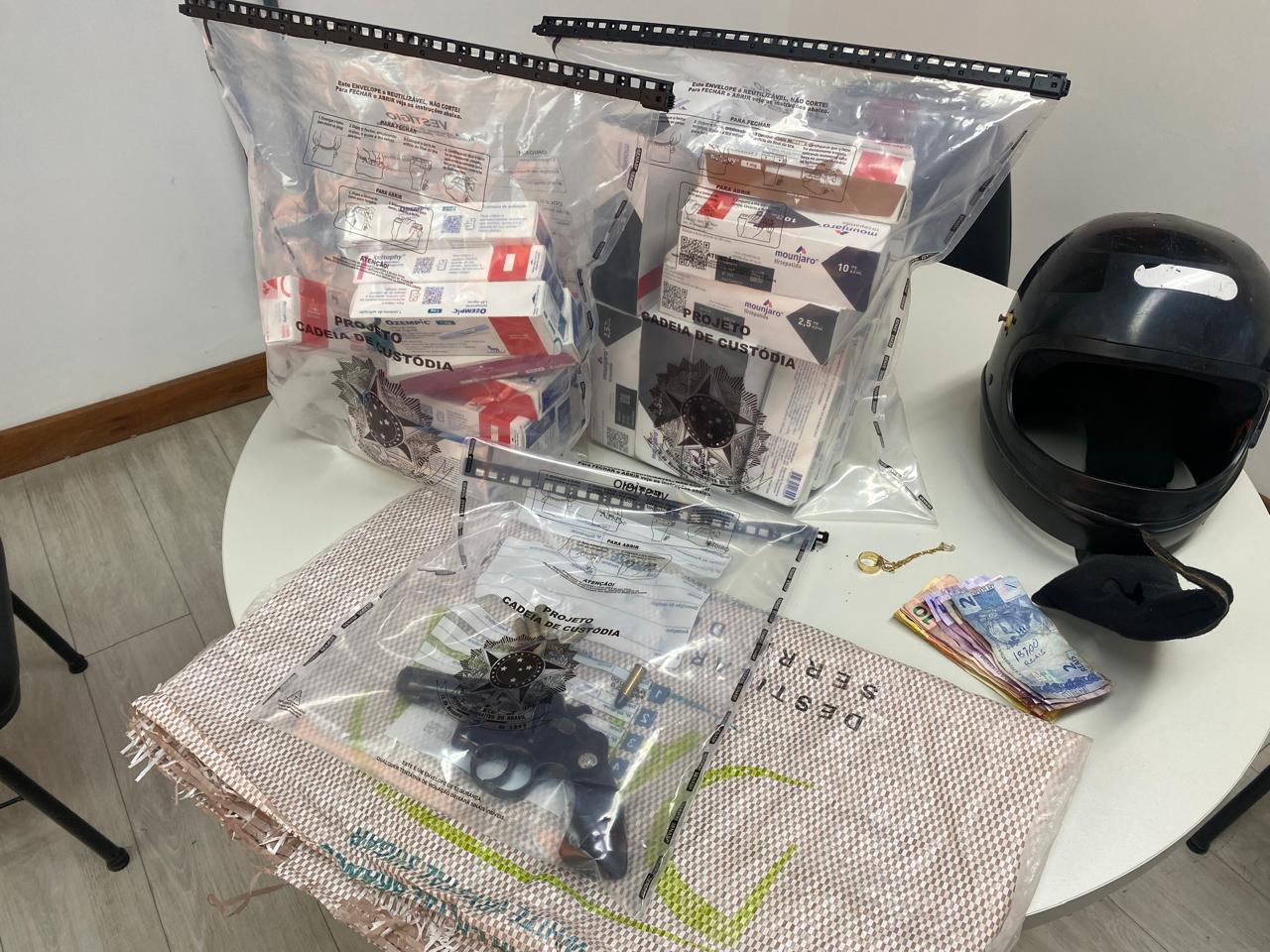 Polícia Civil frustra assalto e apreende canetas emagrecedoras