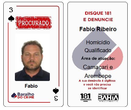 Acusados de assassinar nutricionista em Camaçari entram no Baralho do Crime da SSP