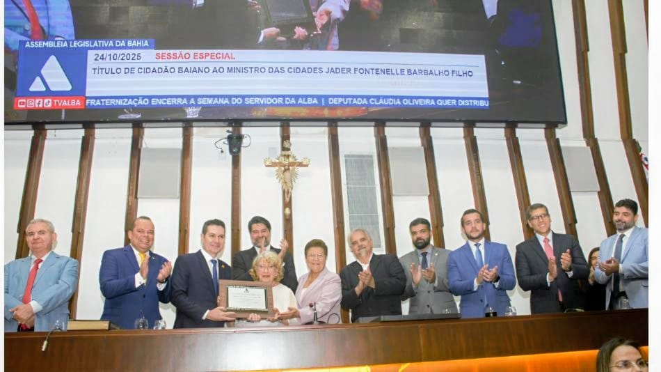 Jader Filho recebe título de Cidadão Baiano na Alba