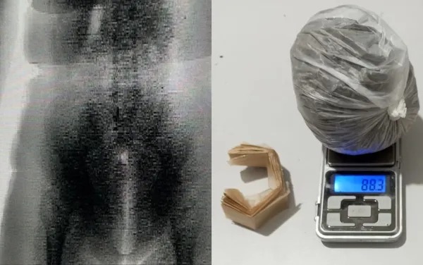 Mulher é presa com drogas escondidas nas partes íntimas