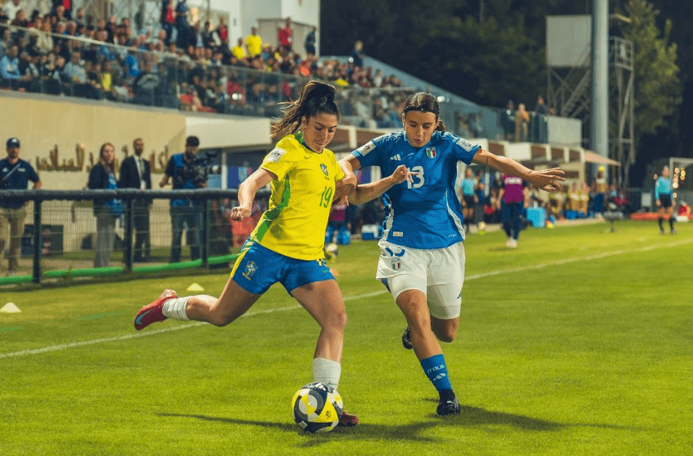 Brasil perde para a Itália, mas garante vaga nas oitavas do Mundial Feminino Sub-17