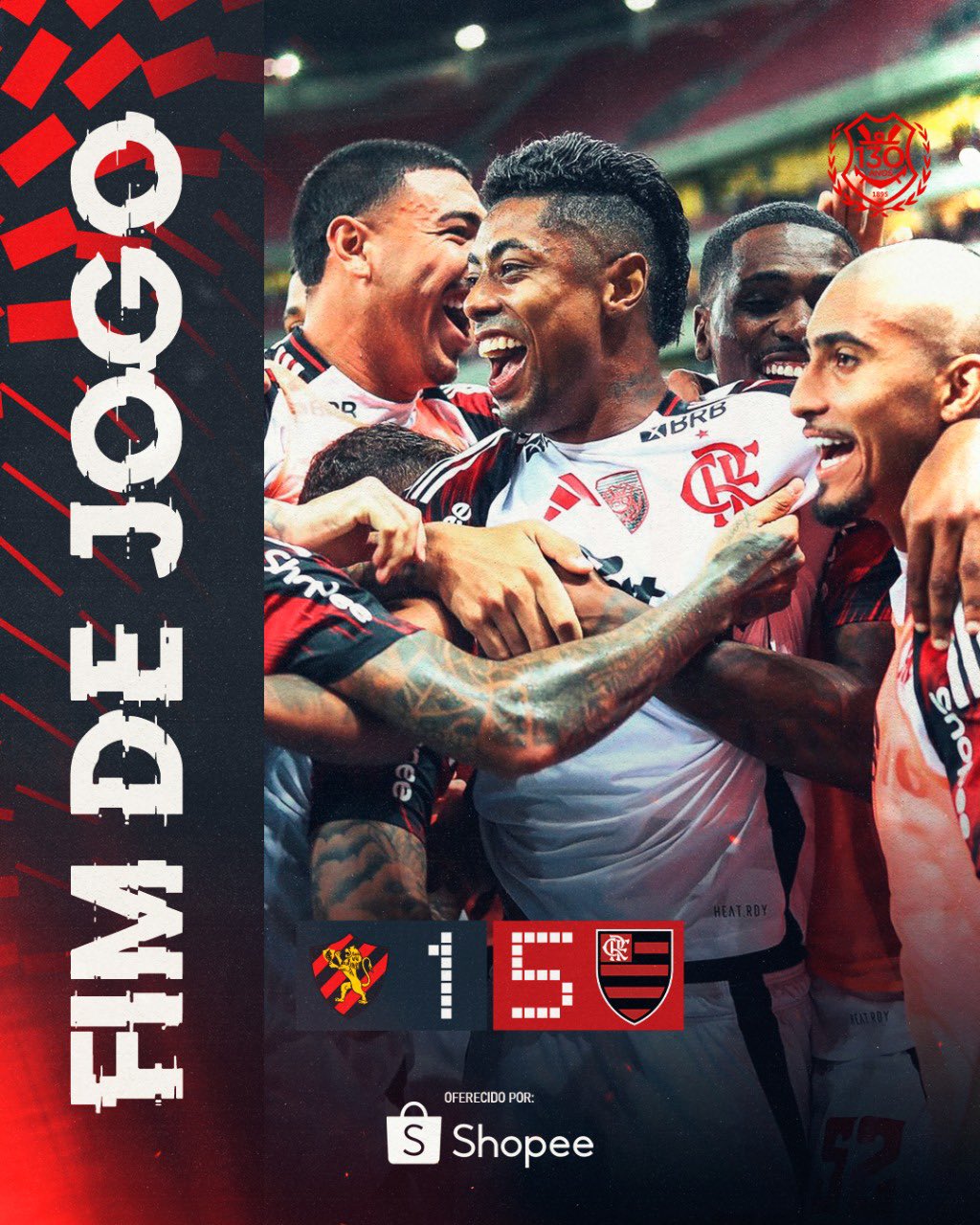 Flamengo goleia Sport e assume liderança do Campeonato Brasileiro