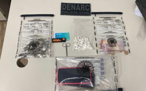 Imagem do post Dois homens são presos com cocaína e maconha em operação em Vera Cruz