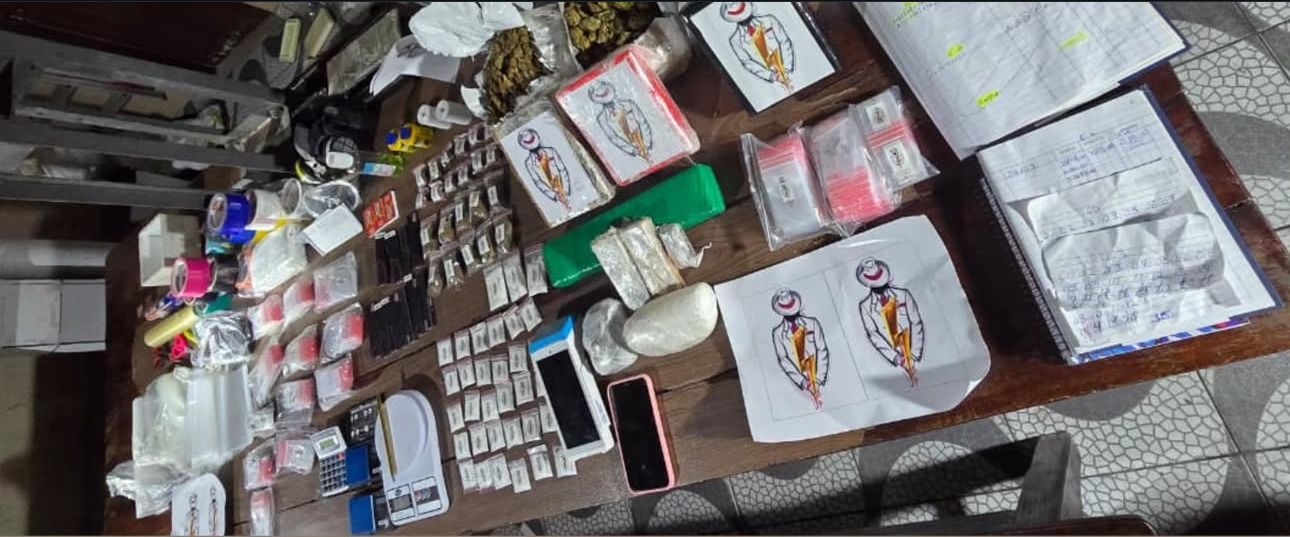PM desarticula laboratório de drogas e apreende entorpecentes