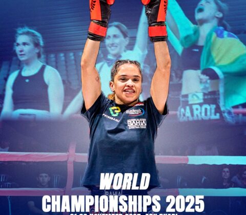 Imagem do post Carol Sousa encara batalha histórica em Abu Dhabi e busca título mundial de kickboxing