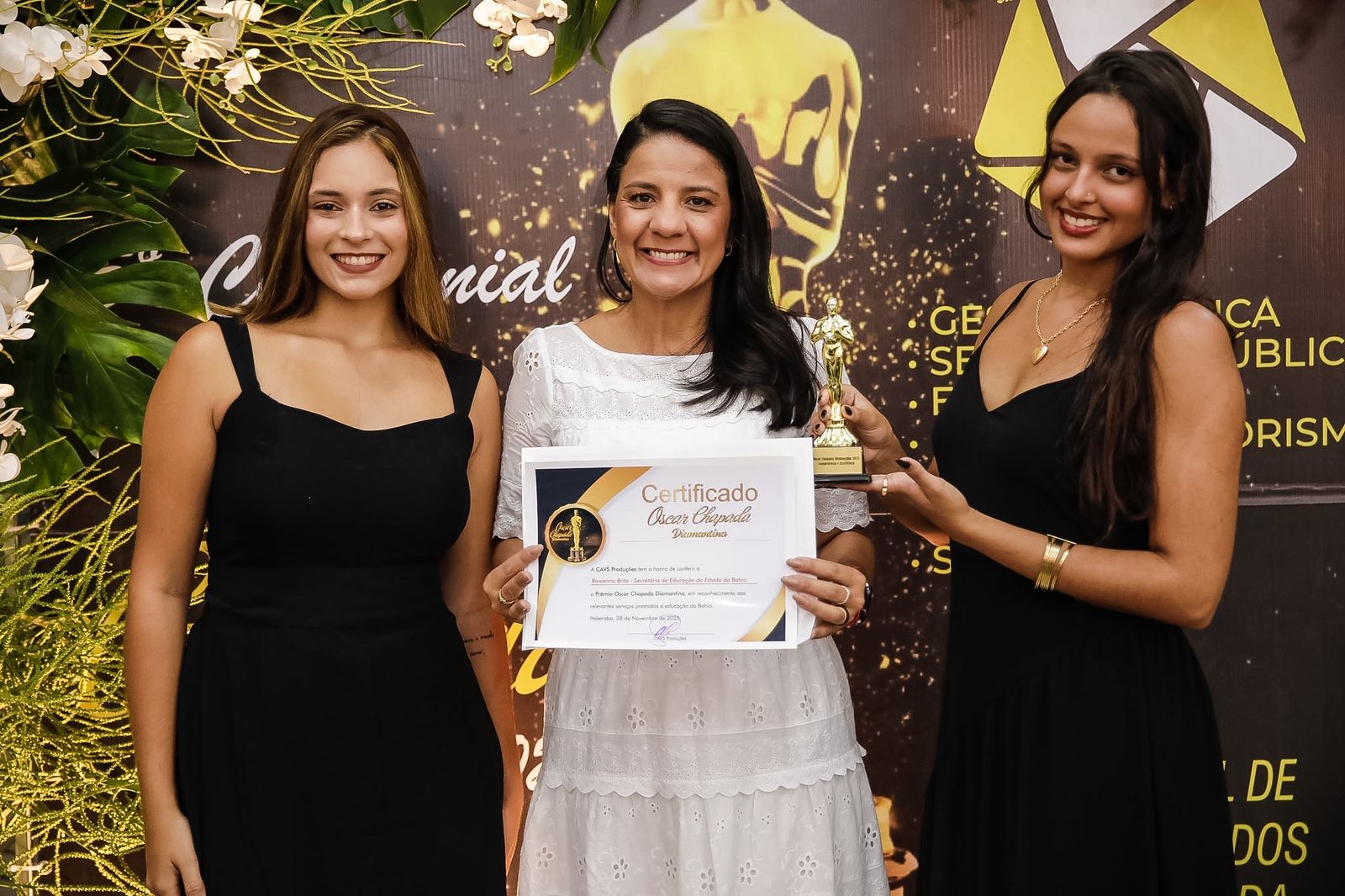 Educação da Bahia é homenageada em prêmio da Chapada