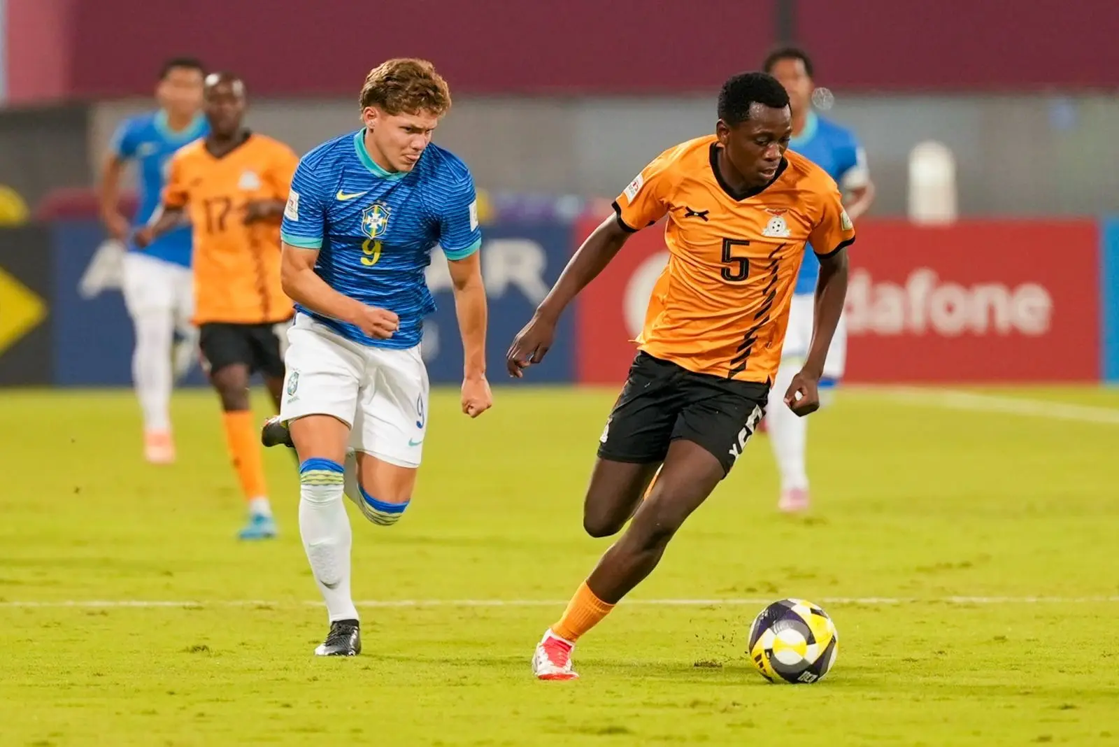 Copa do Mundo Sub-17: Com gol de Dell,  Brasil empata com Zâmbia e termina como líder do Grupo H