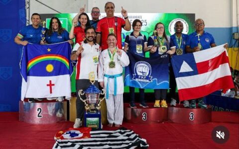Imagem do post Seleção Baiana brilha e conquista 61 medalhas na Final do Brasileiro de Karate 2025